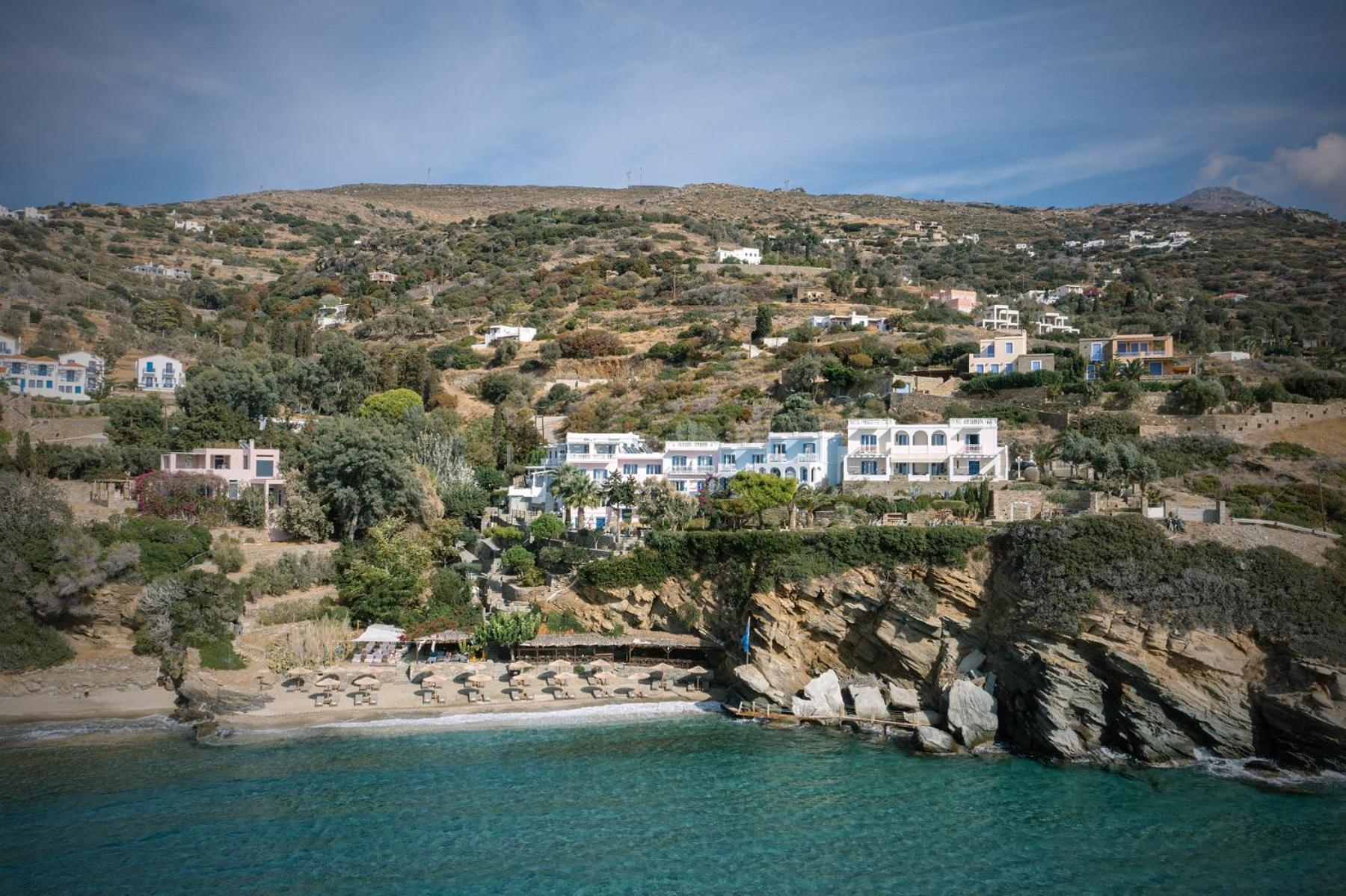 Aneroussa Beach Hotel Batsíon Dış mekan fotoğraf